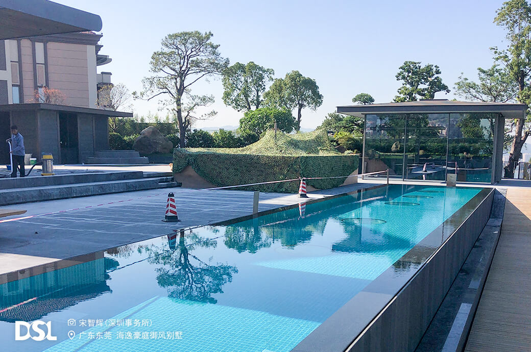 別墅泳池，室外泳館