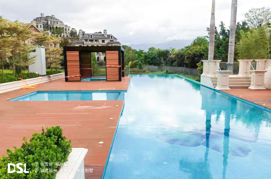 別墅泳池，室外泳池