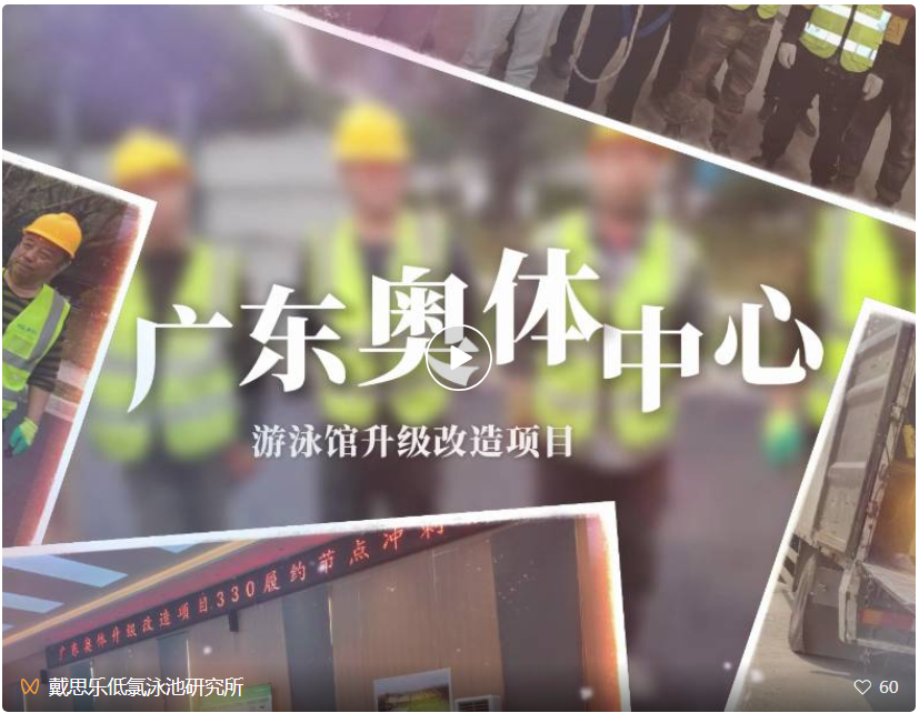 戴思樂集團(tuán)打造的廣東奧體中心游泳跳水館，獲央視CCTV-13專題報(bào)道